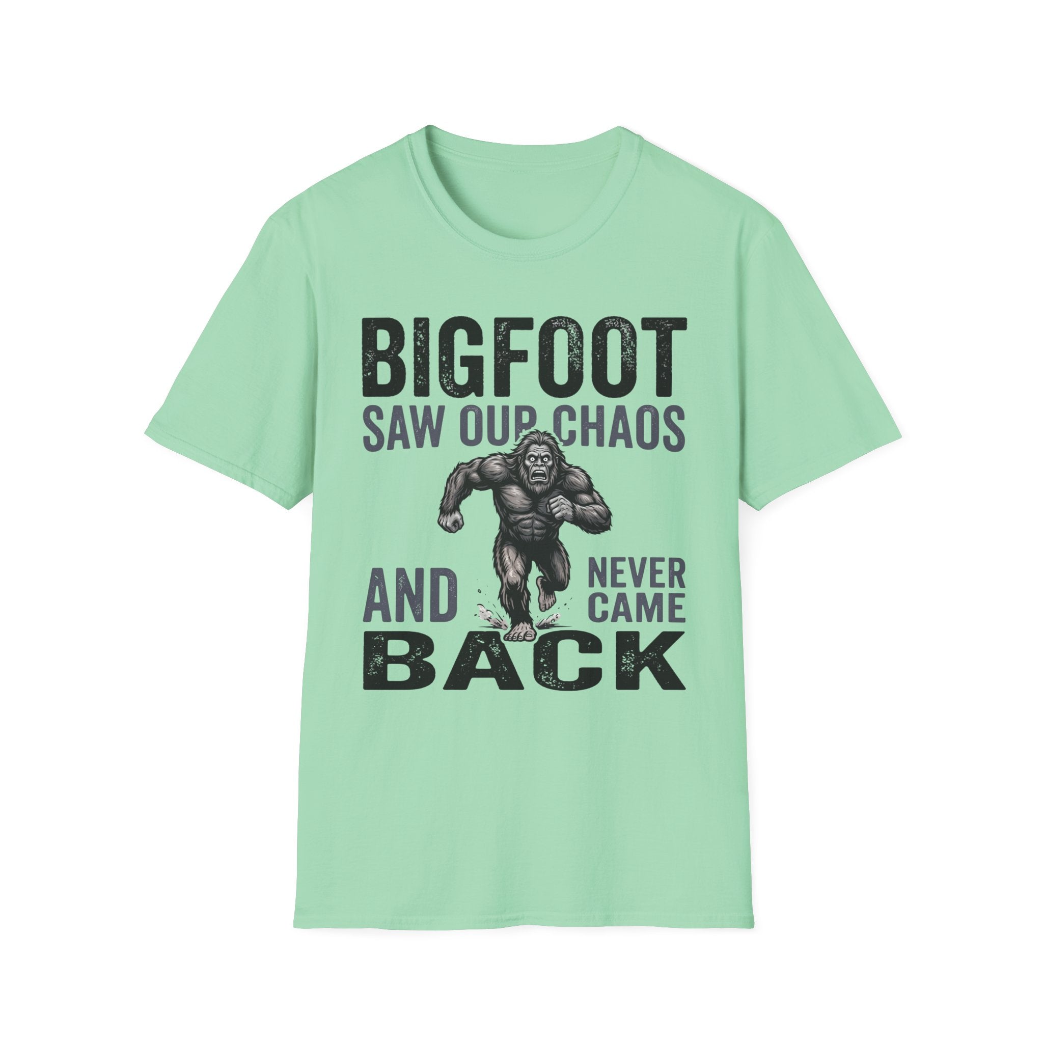 Bigfoot Saw Our Chaos — And Never Came Back Matching T-Shirt