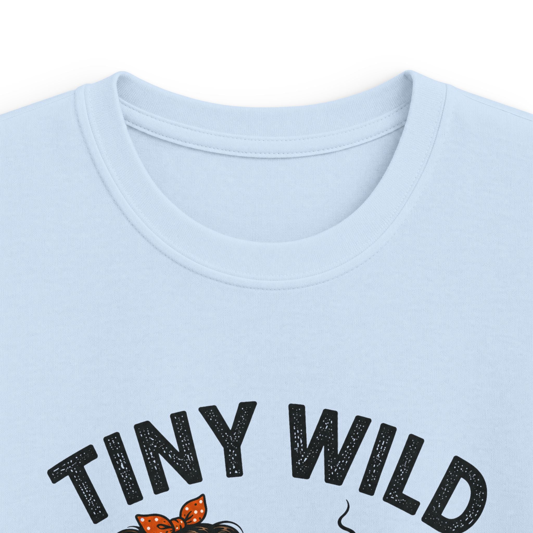 Tiny Wild Girl — Too Cute To Blame Matching Kids T-Shirt