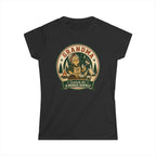 Grandma — Controls The S'Mores Supply Matching Women T-Shirt