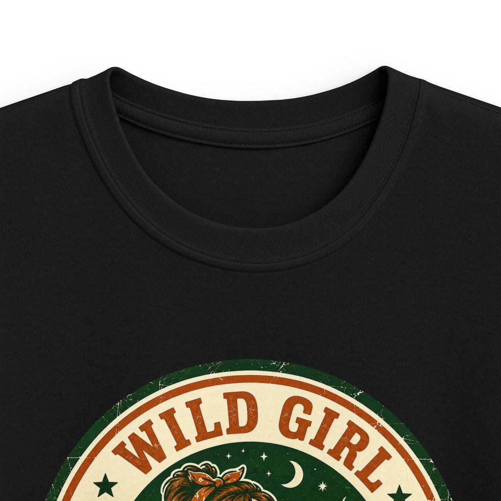 Wild Girl — Marshmallow Tester Matching Kids T-Shirt