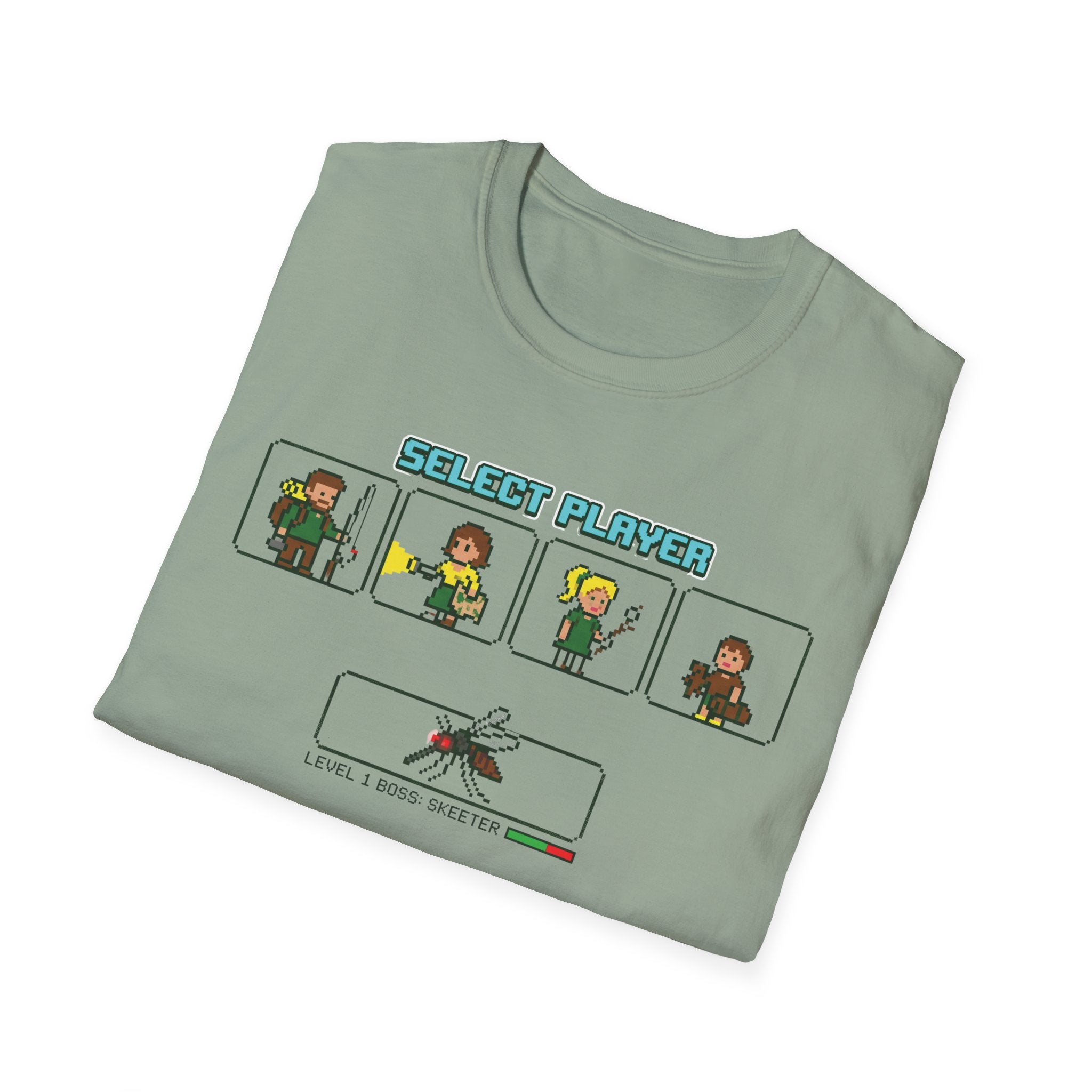 Select Player — With Mosquitoes 8-Bit T-Shirt