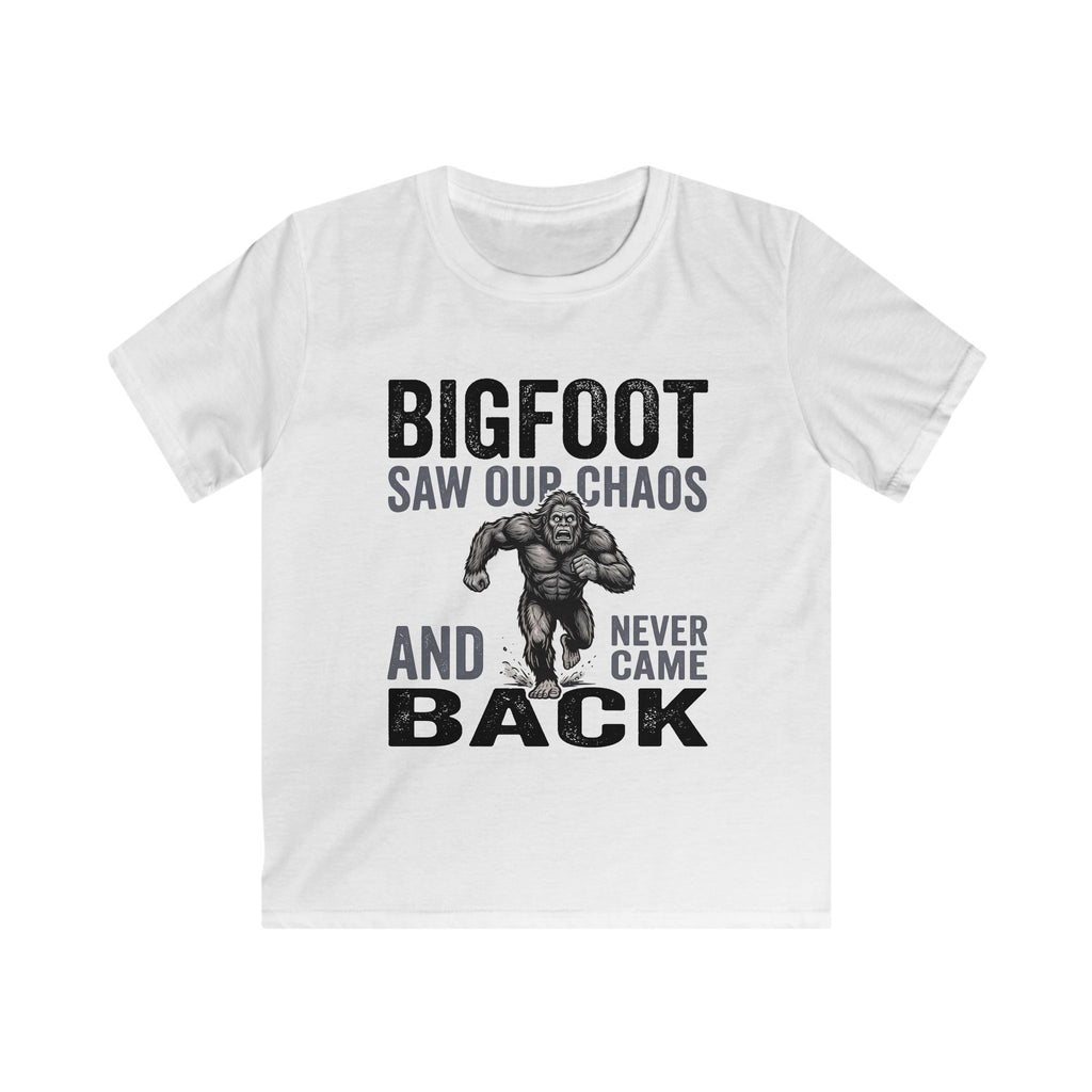 Bigfoot Saw Our Chaos — And Never Came Back Matching Kids T-Shirt