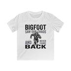 Bigfoot Saw Our Chaos — And Never Came Back Matching Kids T-Shirt