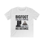 Bigfoot Saw Dad's Campfire — And Kept His Distance Matching Kids T-Shirt