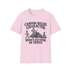 Camping Builds Character Dad T-Shirt