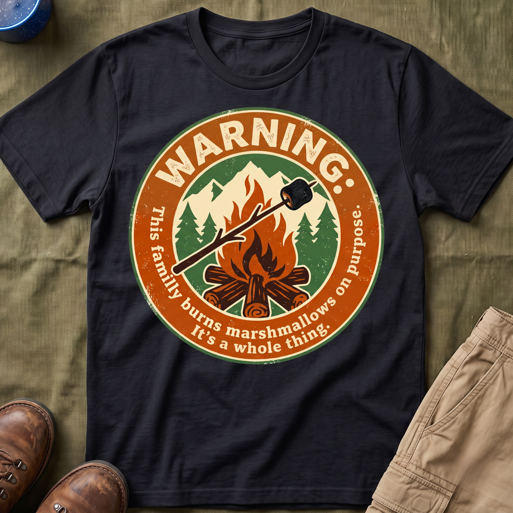 This Family Burns Marshmallows On Purpose T-Shirt