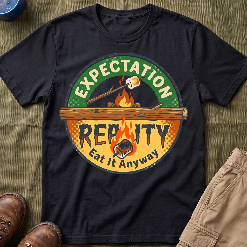 Marshmallow Expectation vs Reality — Eat It Anyway T-Shirt