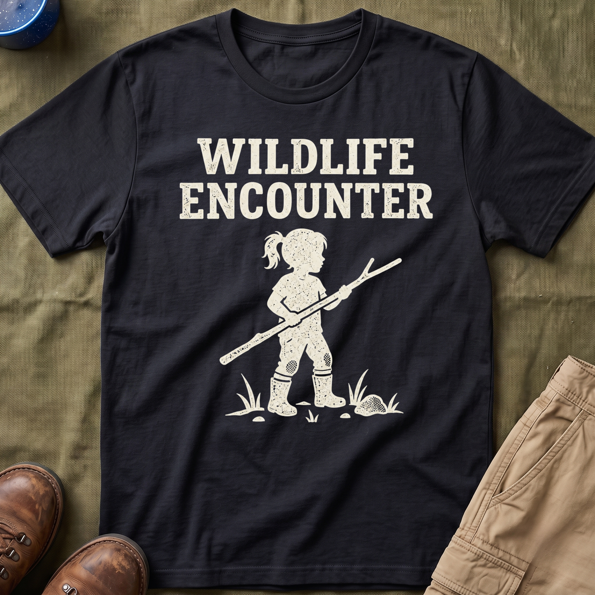 Wildlife Encounter Girl T-Shirt