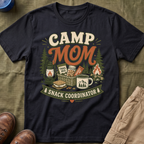 Camp Mom — Snack Coordinator Retro T-Shirt
