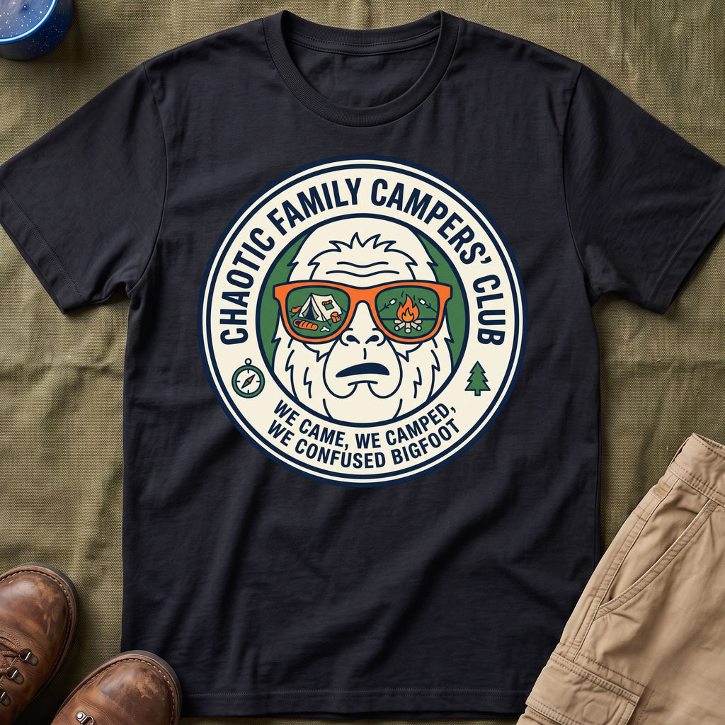 We Came, We Camped, We Confused Bigfoot T-Shirt