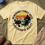 Memorable Family Hikes —  Expectation VS Reality With The Bear T-Shirt