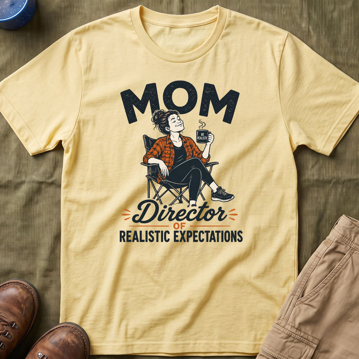 Mom — Director of Realistic Expectations Matching T-Shirt