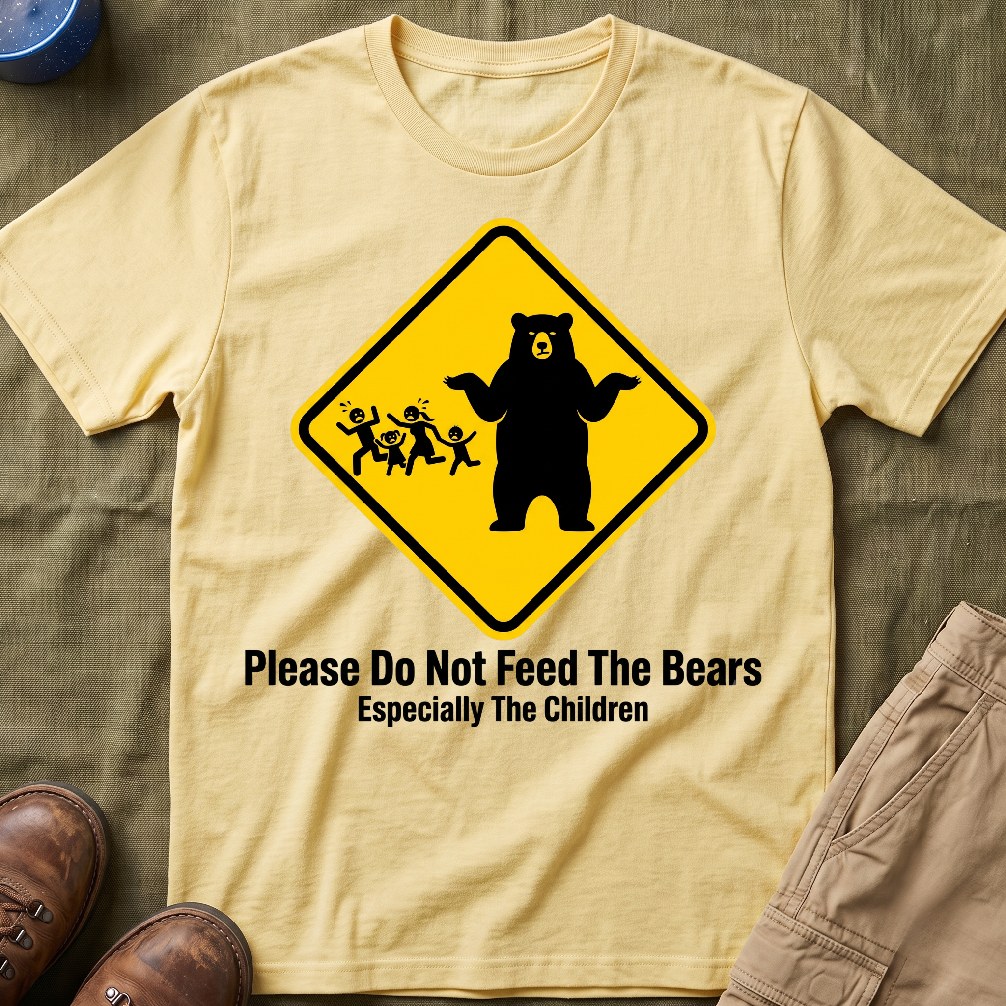 Please Do Not Feed The Bears — Especially The Children T-Shirt