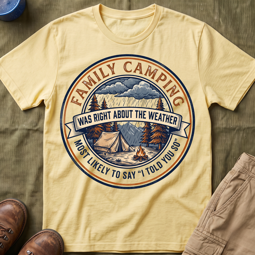 Most Likely To Say "I Told You So" Was Right About The Weather — Vintage T-Shirt