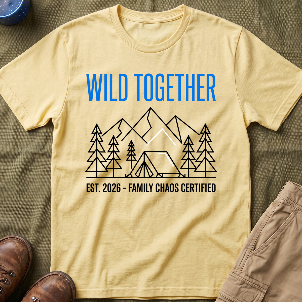 Wild Together — Family Chaos Certified Minimalist T-Shirt