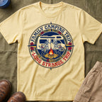 Family Camping Trip — Long Strange Trip With Skeleton T-Shirt