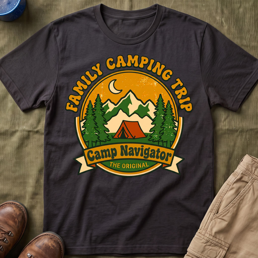 Family Camping Trip — Camp Navigator Matching T-Shirt