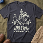 The Real Hide & Seek Champions With Bigfoot — Dark Edition T-Shirt