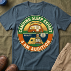 Camping Sleep Expert — 4 AM Audition T-Shirt