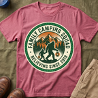 Family Camping Squad — Believing Since 2019 With Bigfoot T-Shirt