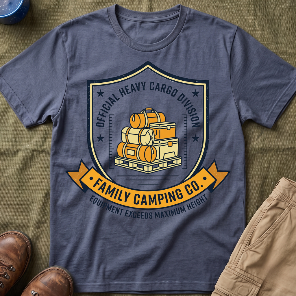 Official Heavy Cargo Division — Equipment Exceeds Maximum Height T-Shirt
