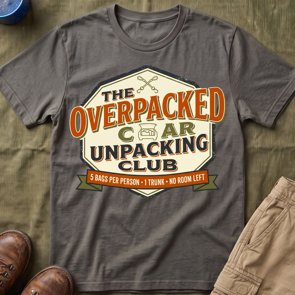 The Overpacked Car Unpacking Club T-Shirt