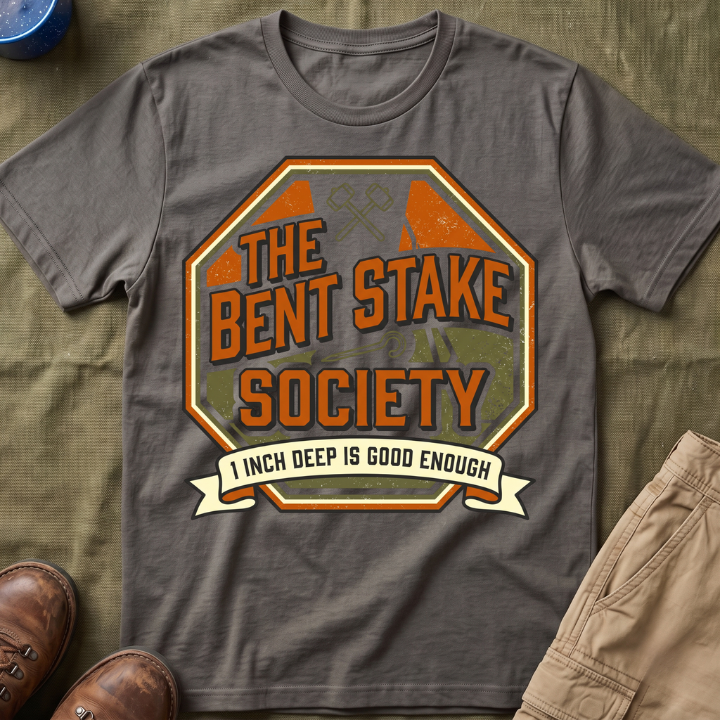 The Bent Stake Society — 1 Inch Deep Is Good Enough T-Shirt