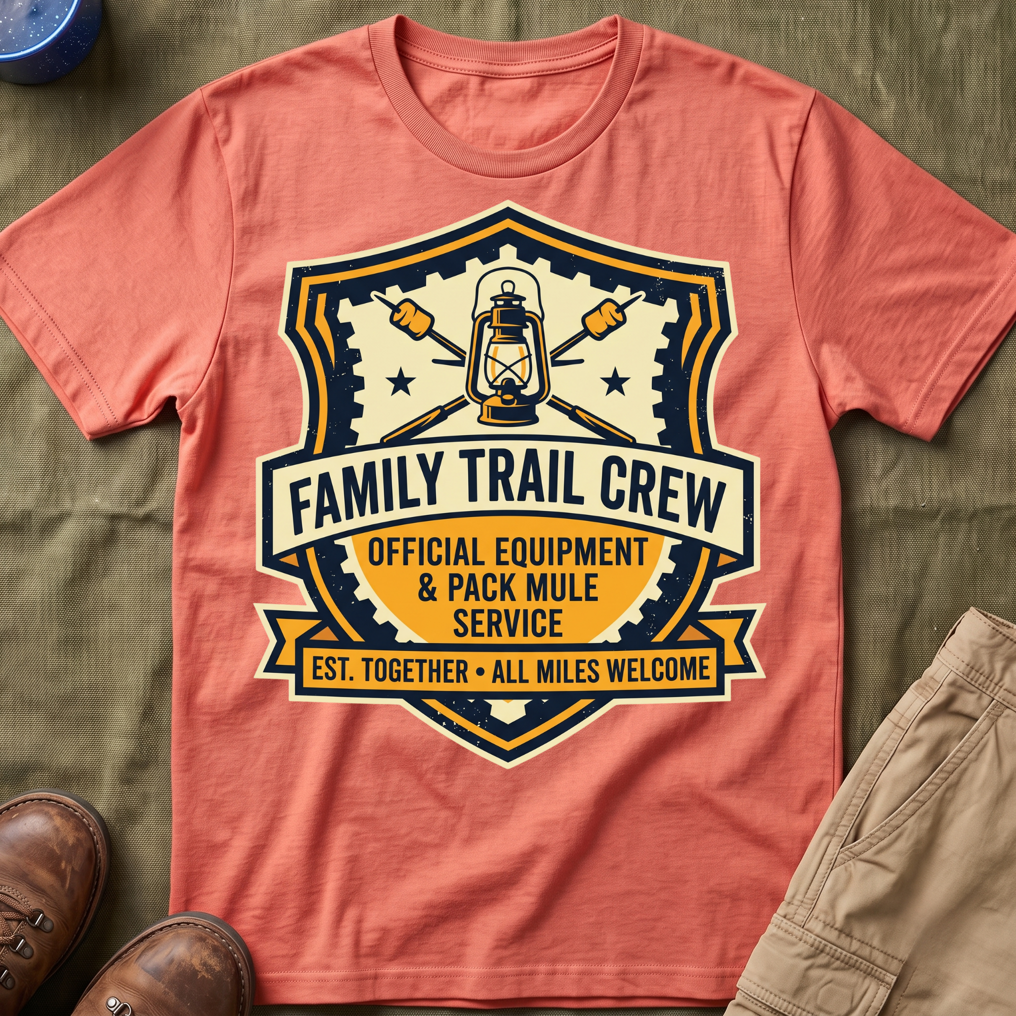 Family Trail Crew — All Miles Welcome T-Shirt