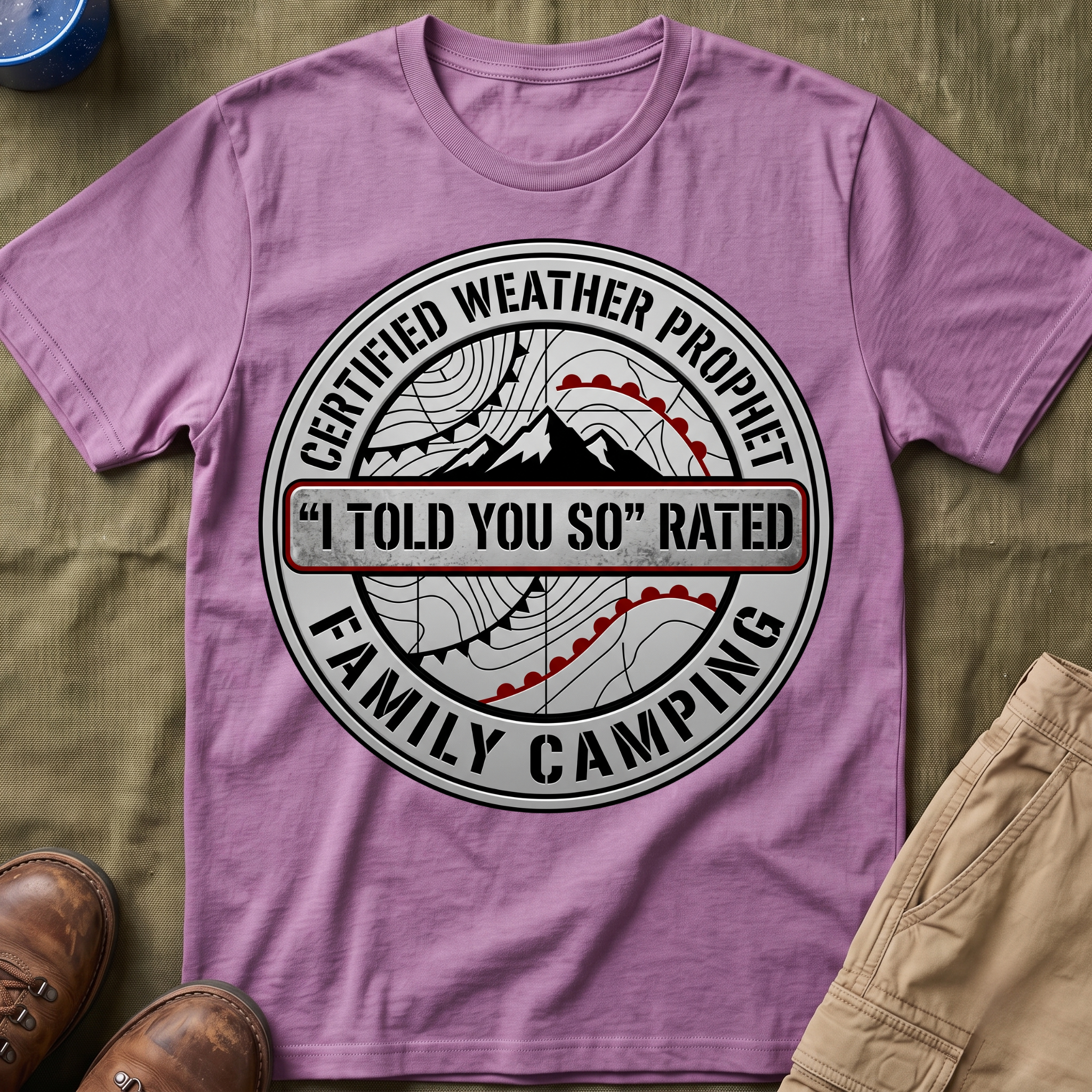 Certified Weather Prophet — "I Told You So" Rated T-Shirt