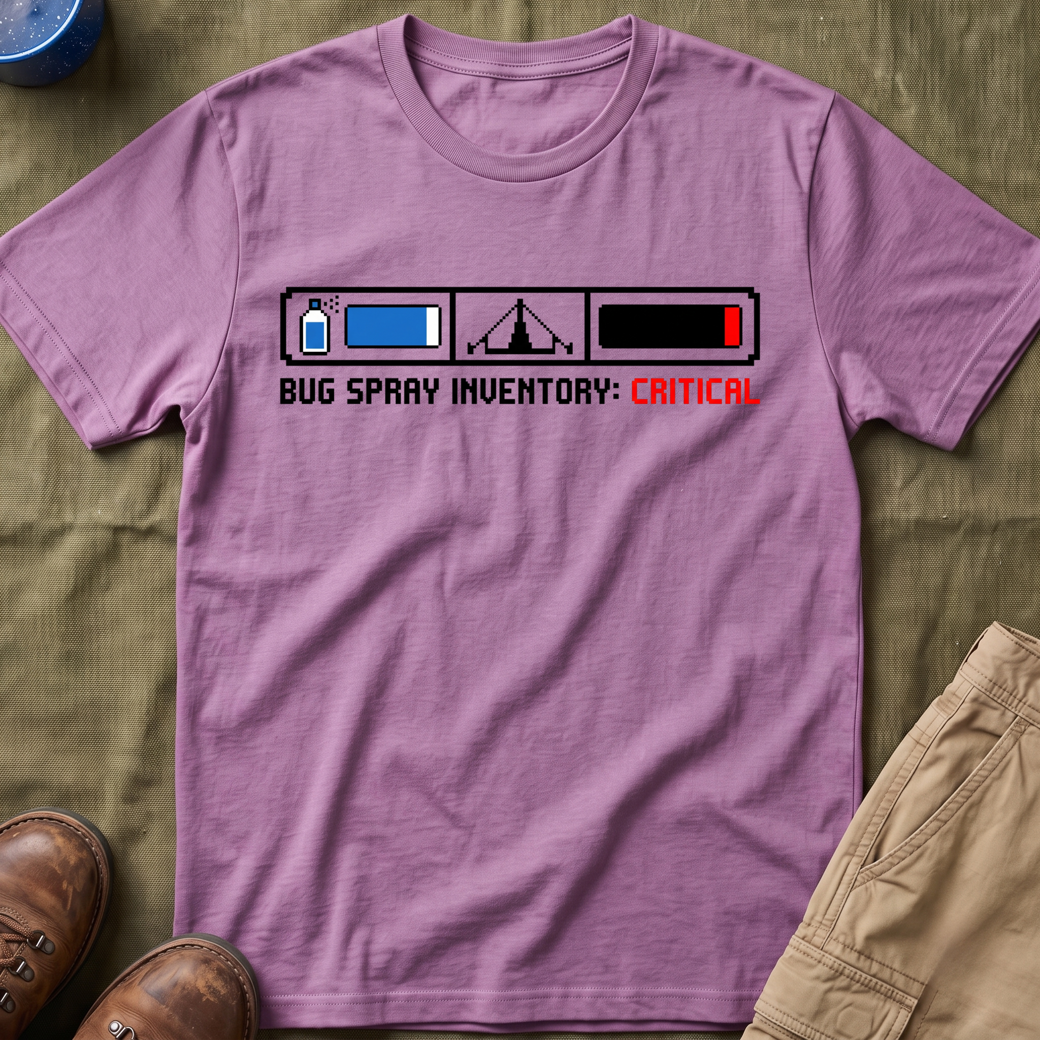 Bug Spray Inventory — Critical T-Shirt