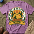 Family Camping Squad — I Survived The First-Time (Tent Collapse) T-Shirt