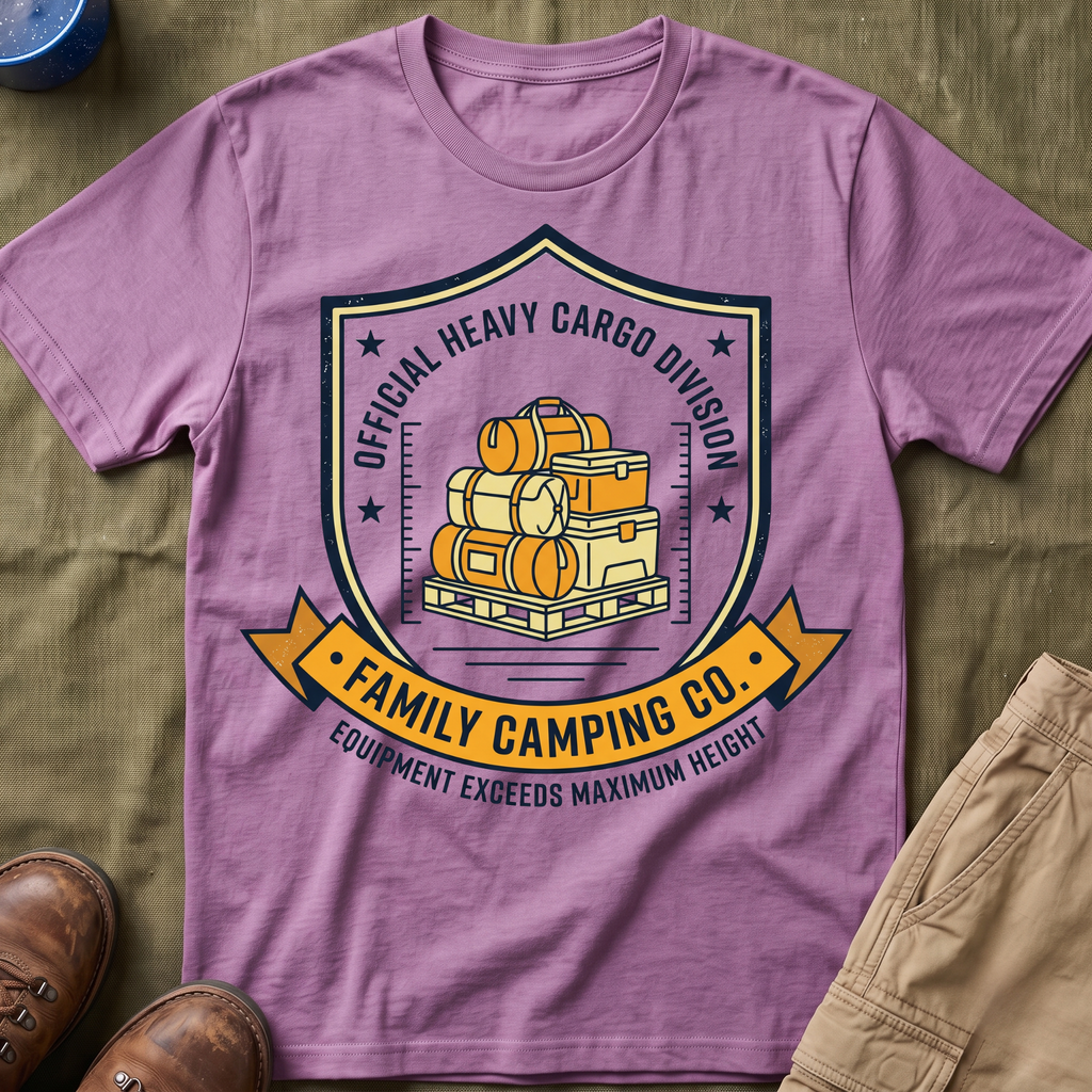 Official Heavy Cargo Division — Equipment Exceeds Maximum Height T-Shirt