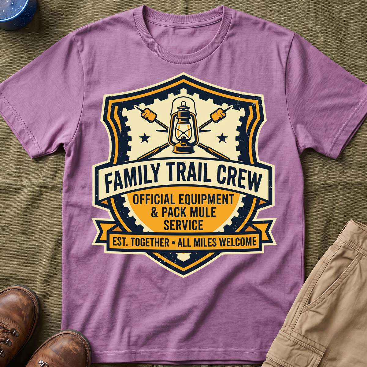 Family Trail Crew — All Miles Welcome T-Shirt