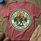 Family Camping Squad — Believing Since 2019 With Bigfoot T-Shirt