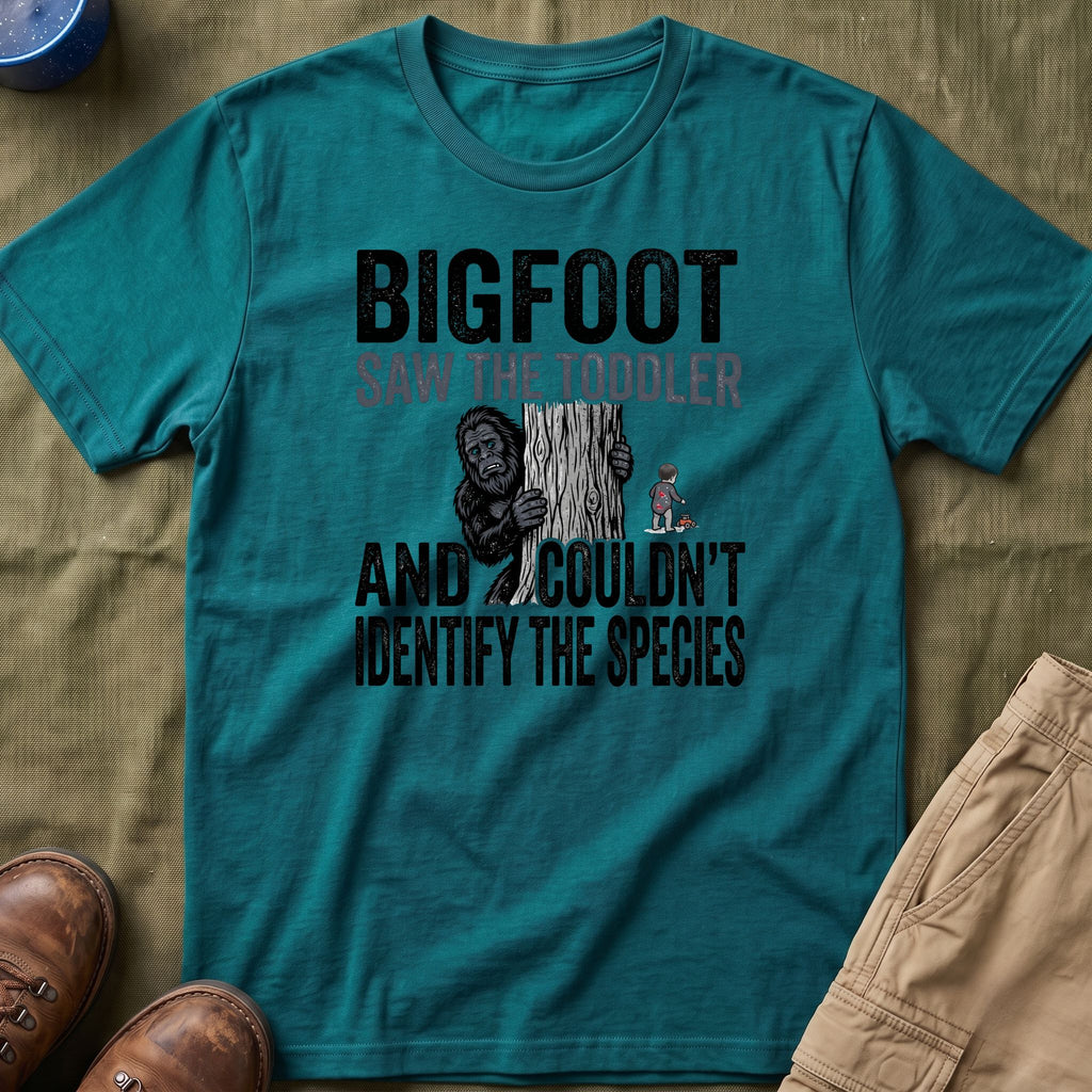 Bigfoot Saw The Toddler — And Couldn't Identify The Species Matching T-Shirt