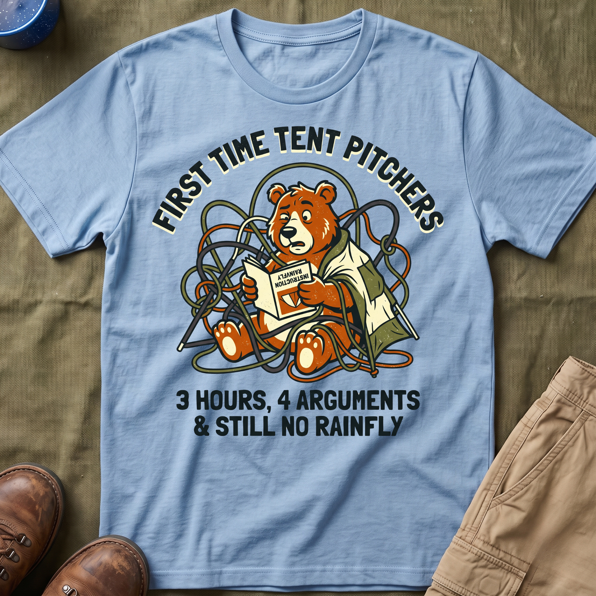 First Time Tent Pitchers T-Shirt