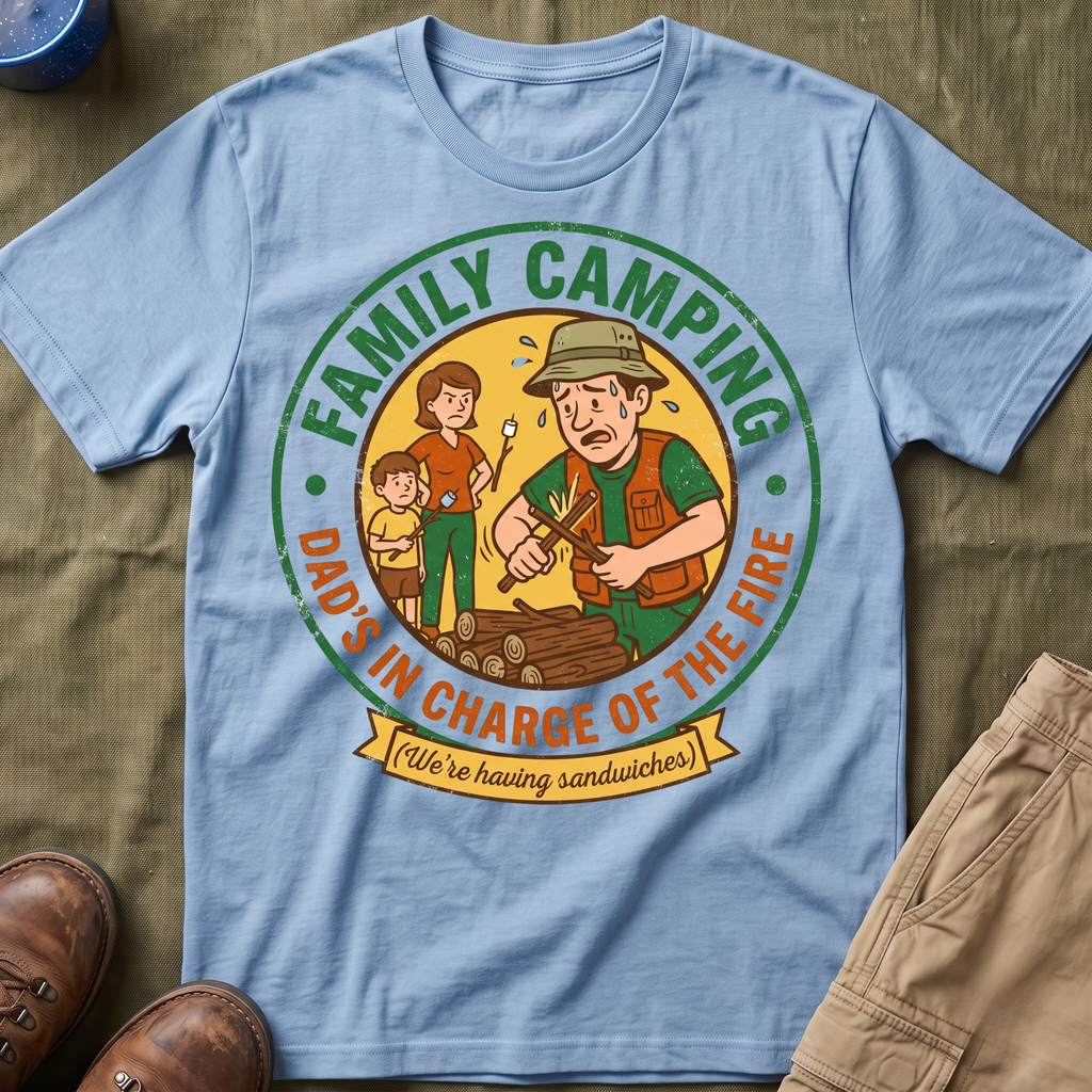 Dad's in Charge of the Fire — We're Having Sandwiches T-Shirt
