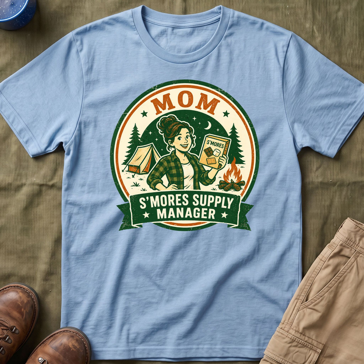 Mom — S'Mores Supply Manager Matching T-Shirt