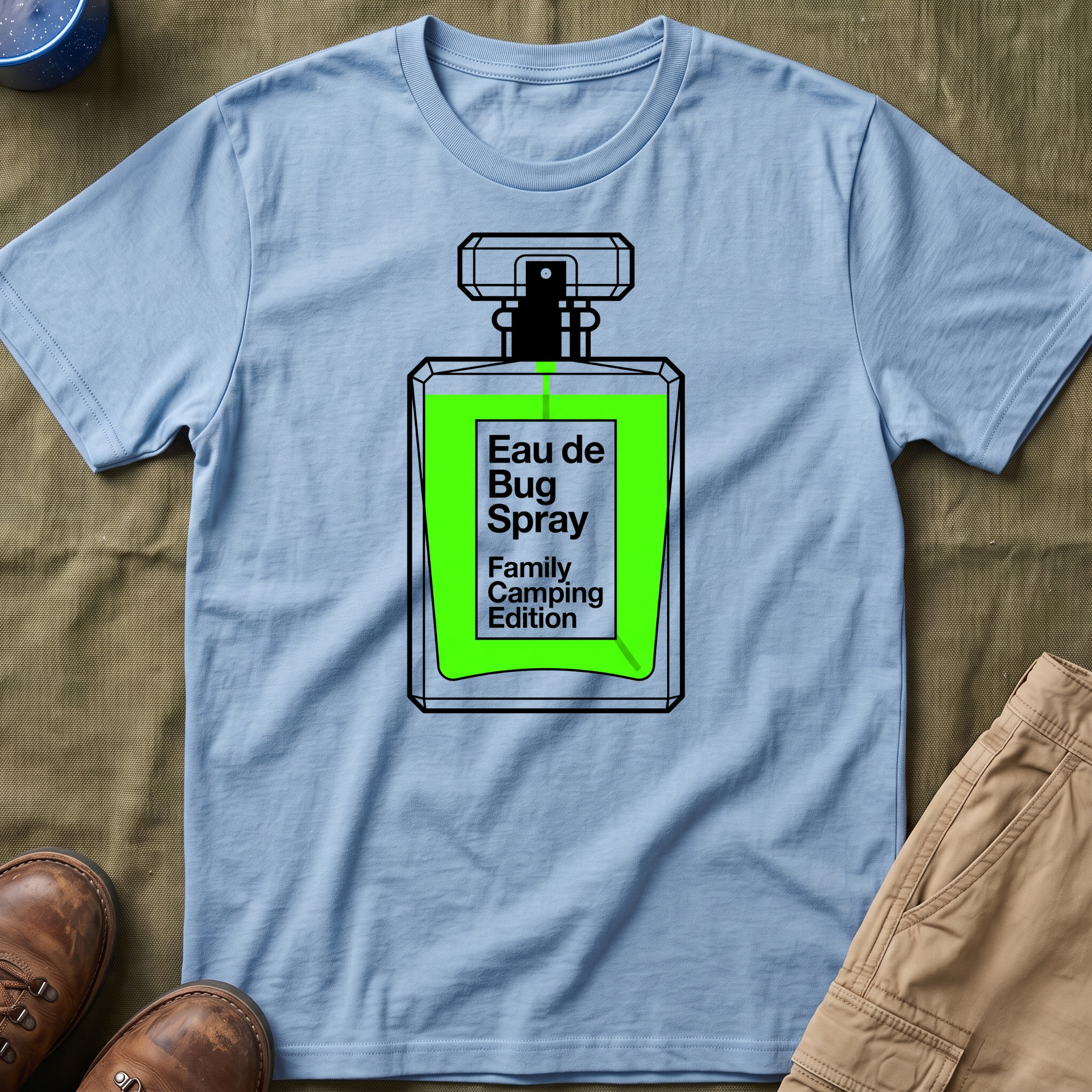 Eau de Bug Spray — Family Camping Edition T-Shirt