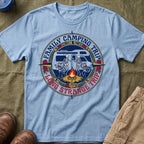 Family Camping Trip — Long Strange Trip With Skeleton T-Shirt