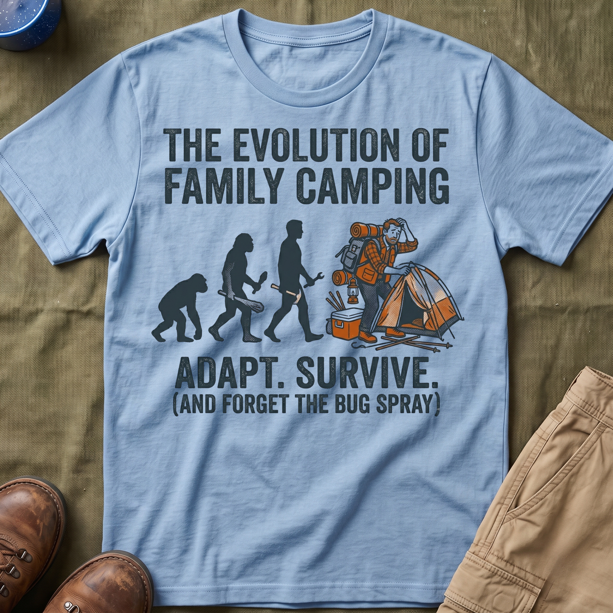 The Evolution of Family Camping T-Shirt