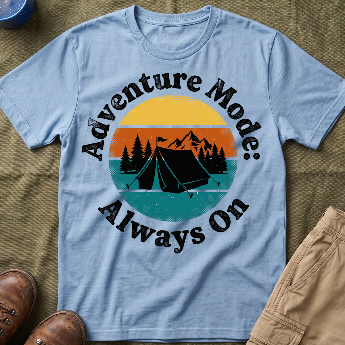 Adventure Mode — Always On Vintage T-Shirt