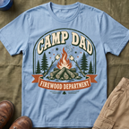 Camp Dad — Firewood Department Retro T-Shirt