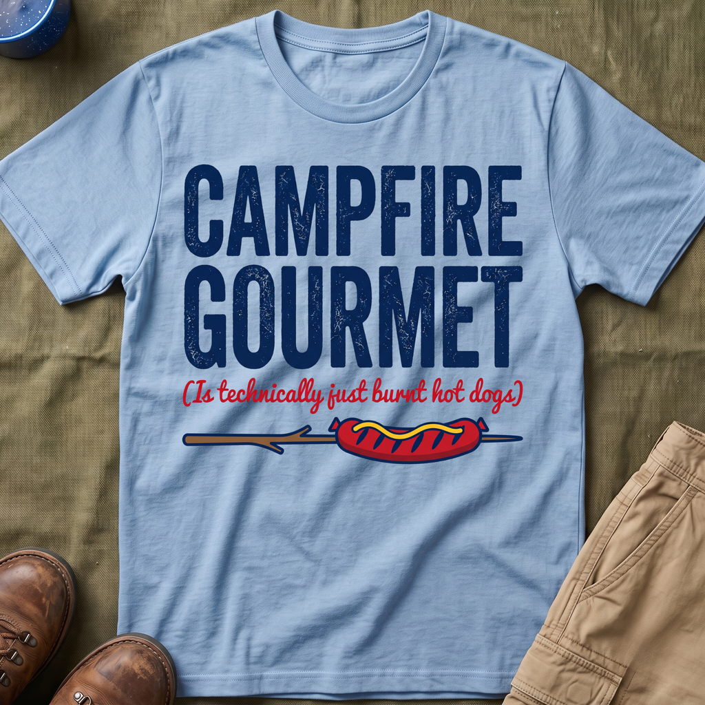 Campfire Gourmet (Is Technically Just Burnt Hot Dogs) T-Shirt
