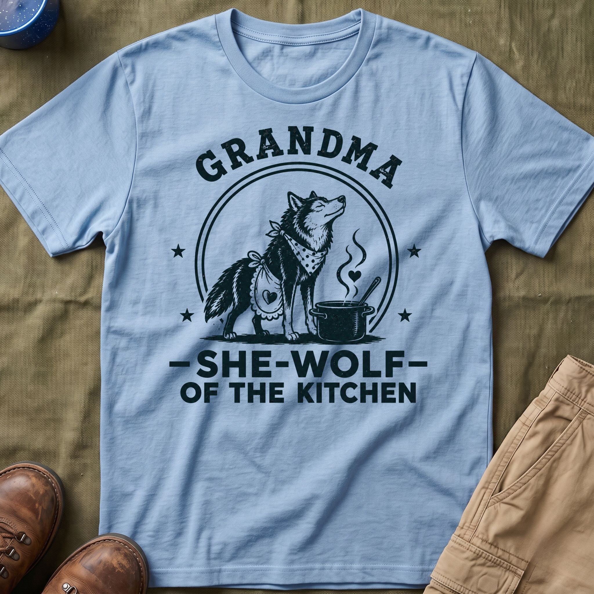 Grandma — She-Wolf Of The Kitchen Matching T-Shirt