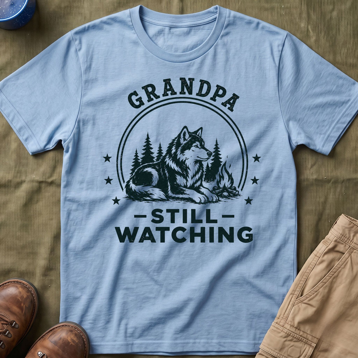 Grandpa — Still Watching Matching T-Shirt