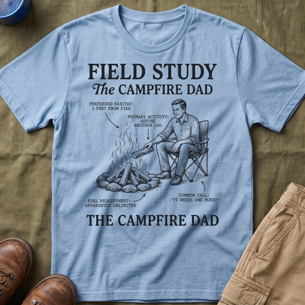 The Campfire Dad T-Shirt