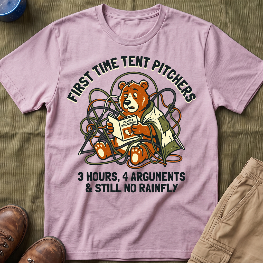 First Time Tent Pitchers T-Shirt