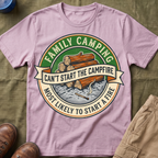 Most Likely To Start a Fire Can't Start The Campfire — Vintage T-Shirt