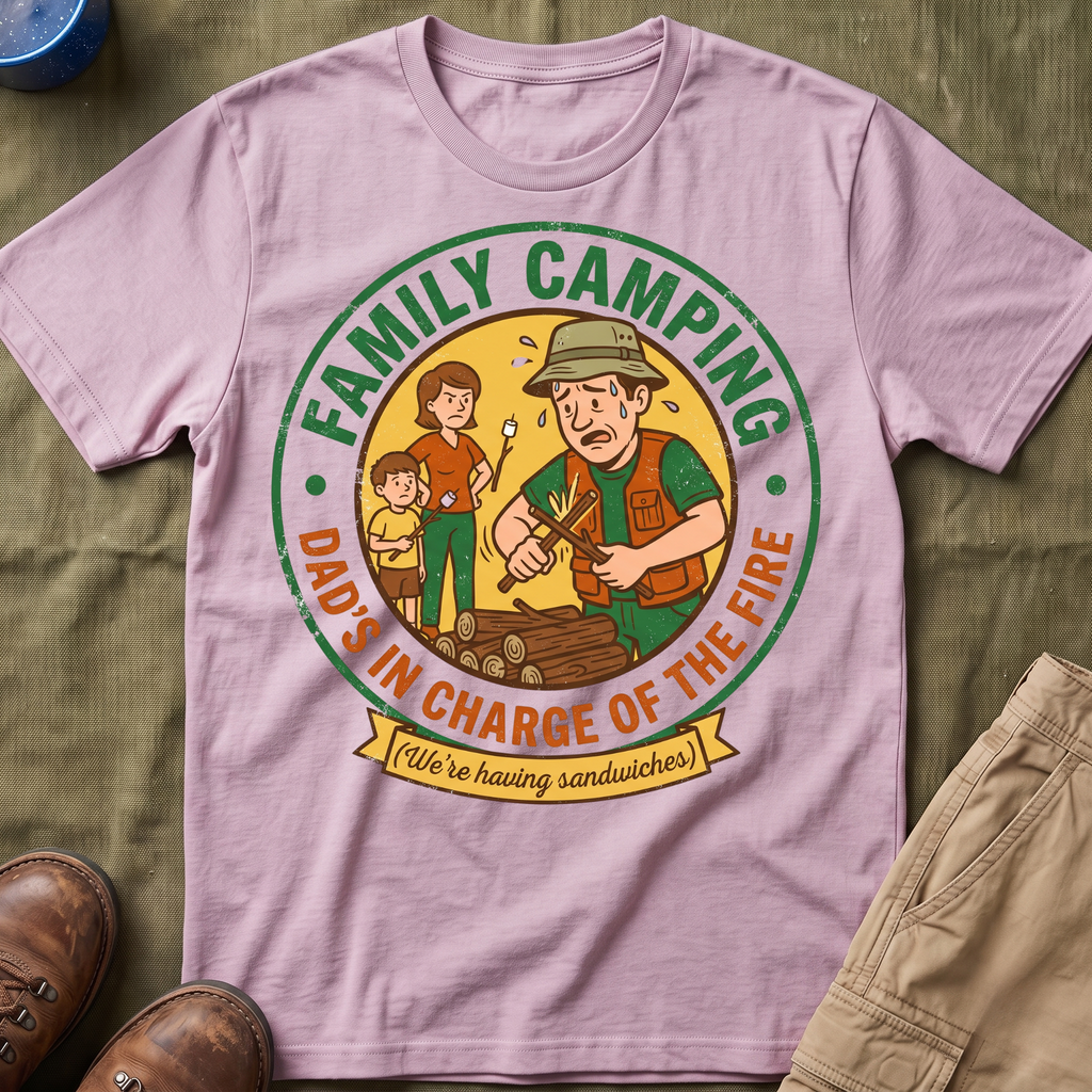 Dad's in Charge of the Fire — We're Having Sandwiches T-Shirt